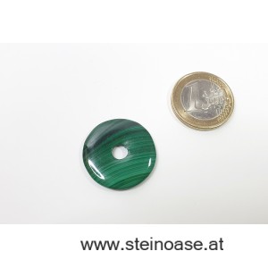 Donut Malachit 20mm inkl.Band